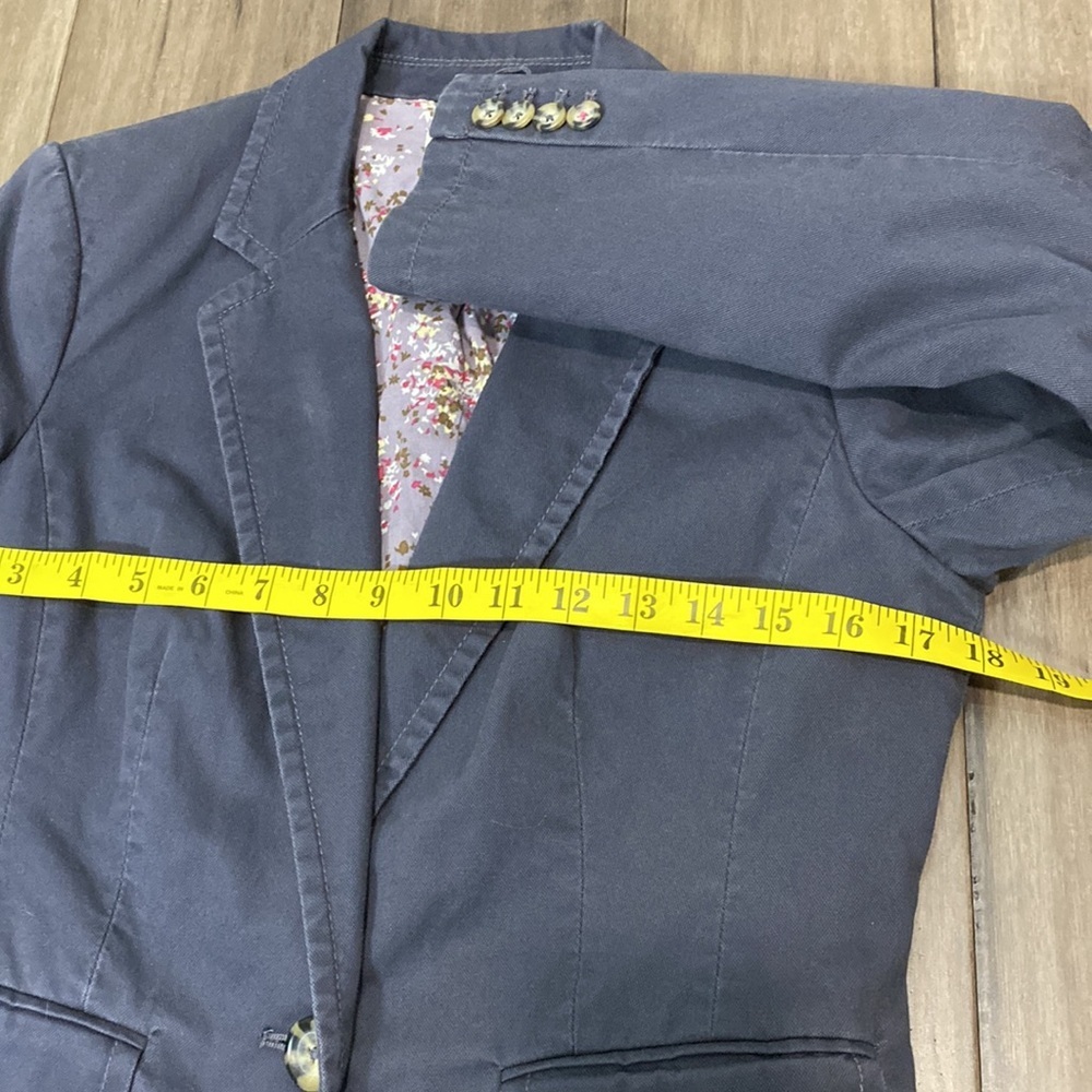 Boden one bottom gray blazer jacket cotton - Picture 7 of 9
